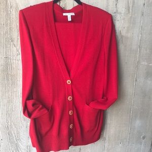 Vintage St John cardigan and long pants